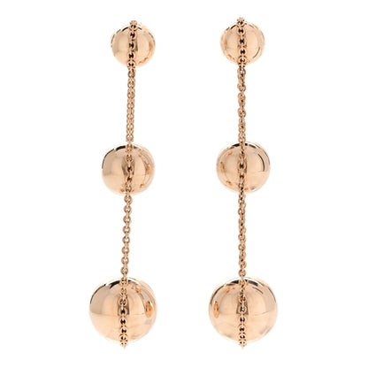 Tiffany 18K Rose Gold Hardwear Triple Drop Earrings 1 of 4