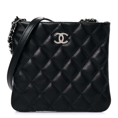 Chanel Lambskin Quilted Crossbody Black 1 of 11