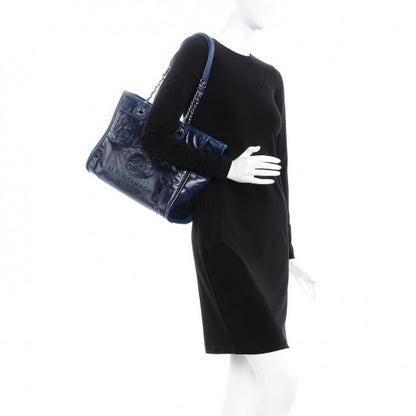 Chanel Calfskin Small Deauville Tote Blue 2 of 9