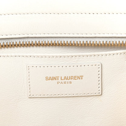 Saint Laurent Calfskin Small Classic Y Cabas White 11 of 16