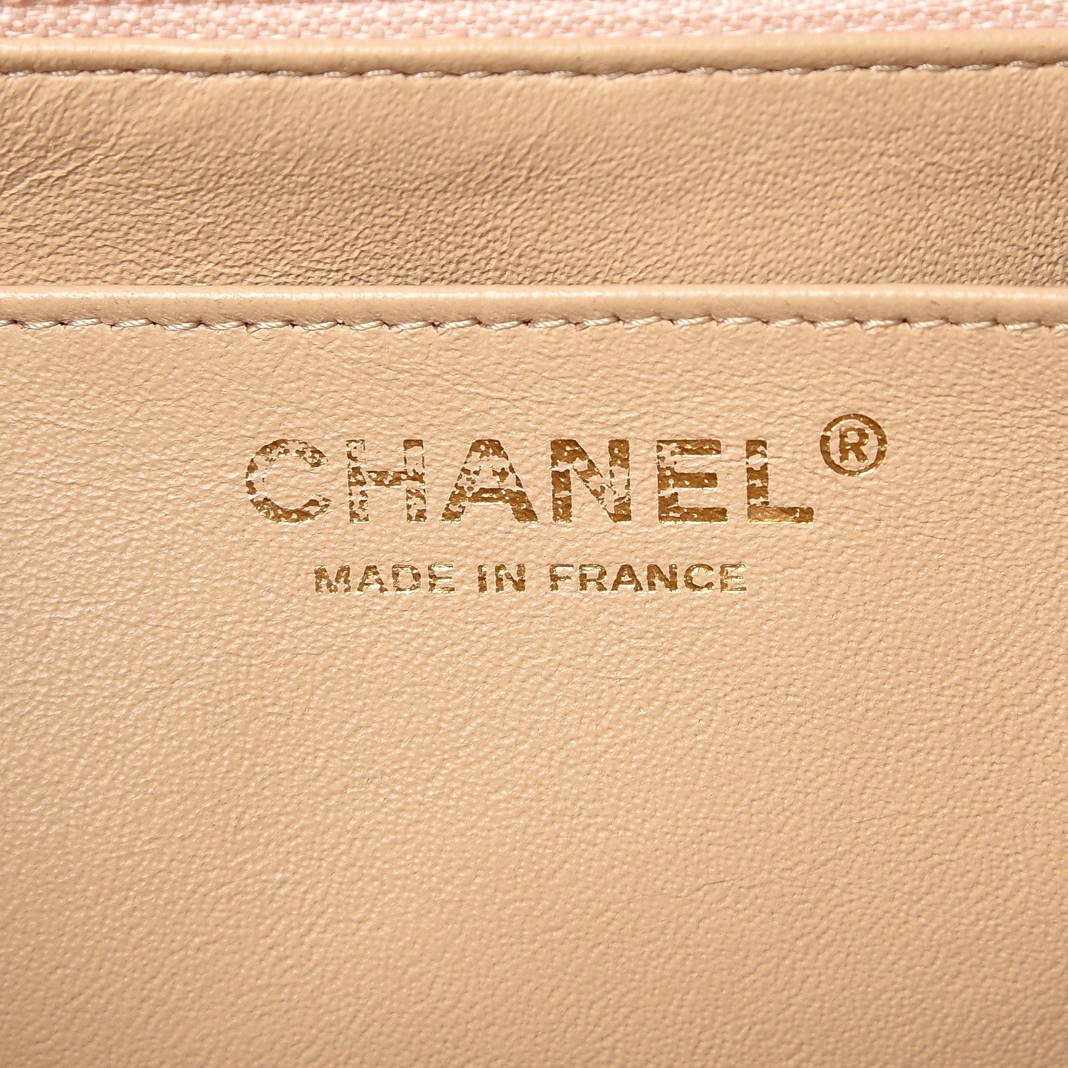 Chanel Caviar Quilted Jumbo Single Flap Beige Clair 7 of 9