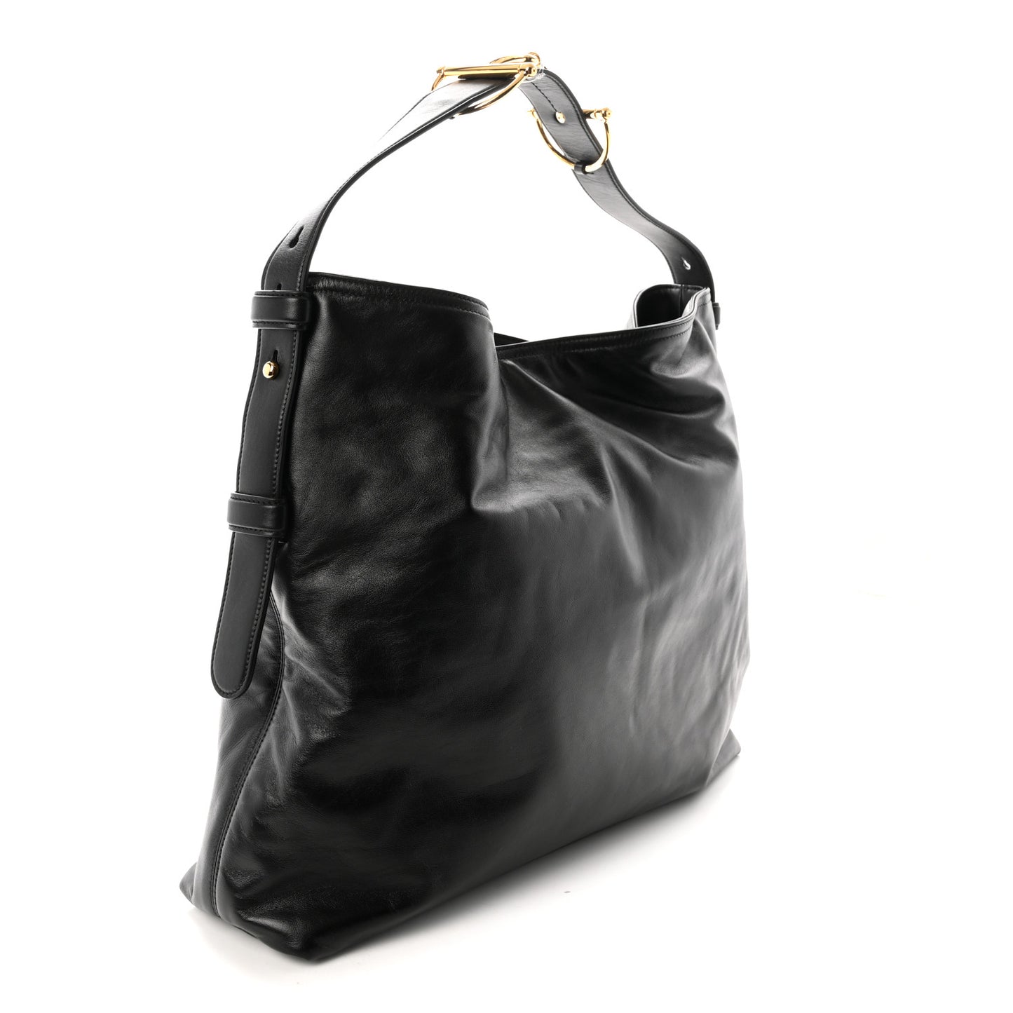 Calfskin Large Beatrix Tote Black