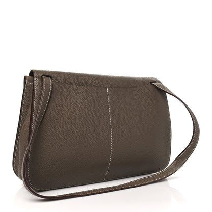 Hermes Taurillon Clemence Halzan 25 Etoupe 3 of 10