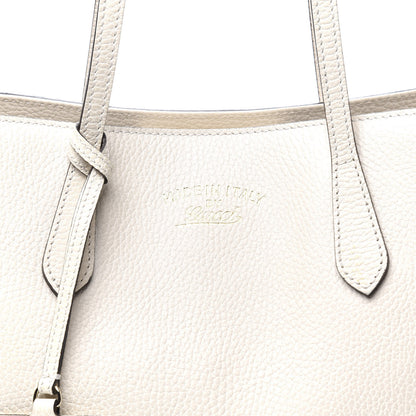 Gucci Dollar Calfskin Small Swing Tote Mystic White 7 of 10