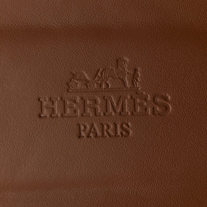 Hermes Box Calfskin Oran Sandals 36.5 Gold 38.5 Gold 8 of 9