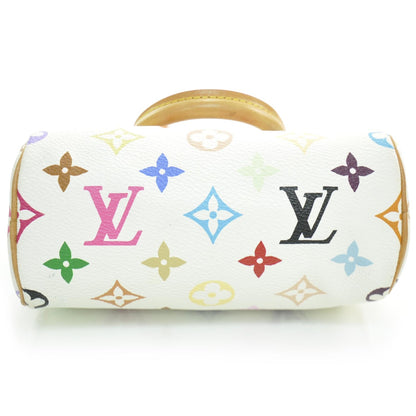 Louis Vuitton Monogram Multicolor Mini Sac HL Speedy White 5 of 8