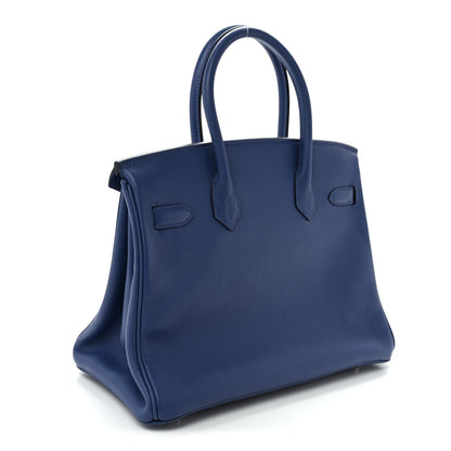 Hermes Taurillon Novillo Birkin 30 Bleu Brighton 2 of 11