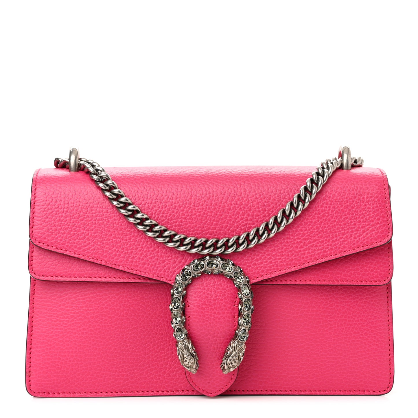 Dollar Calfskin Small Dionysus Shoulder Bag Box Pink