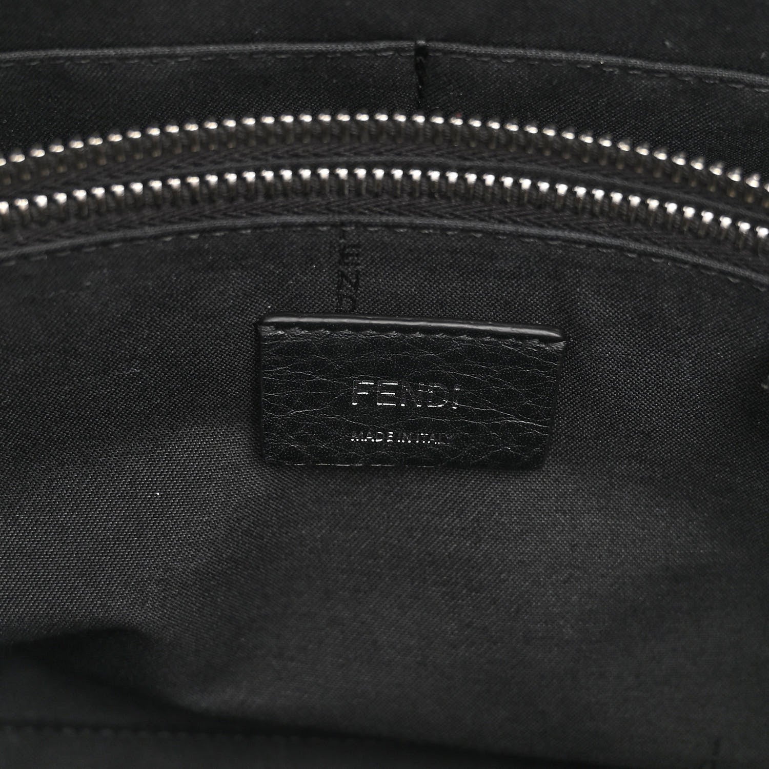 Fendi Vitello Dolce Medium By The Way Boston Bag Black 6 of 9