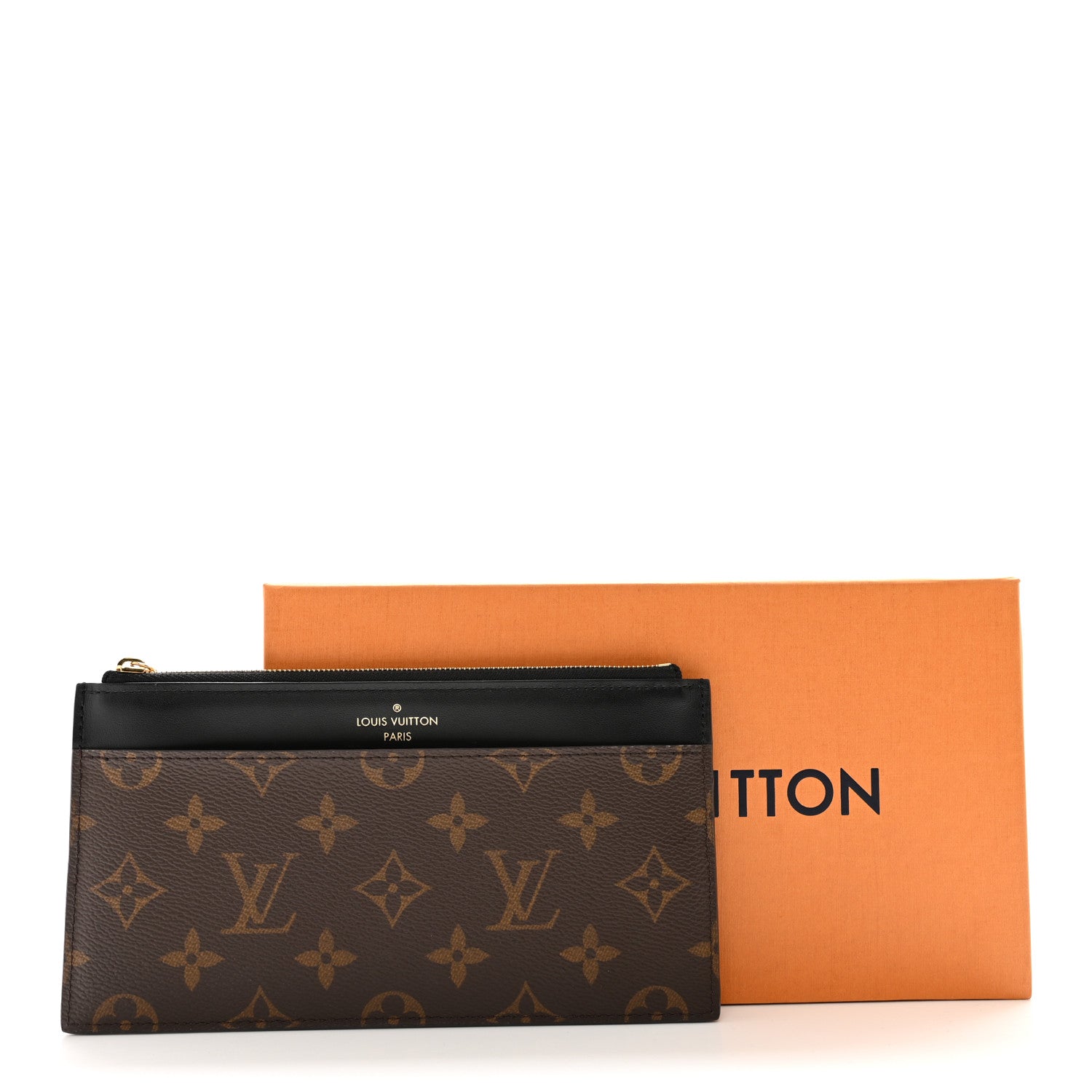 Louis Vuitton Monogram Slim Purse Black 7 of 7