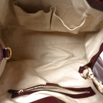 Gucci Pebbled Calfskin Medium Soho Shoulder Bag Bordeaux 5 of 10