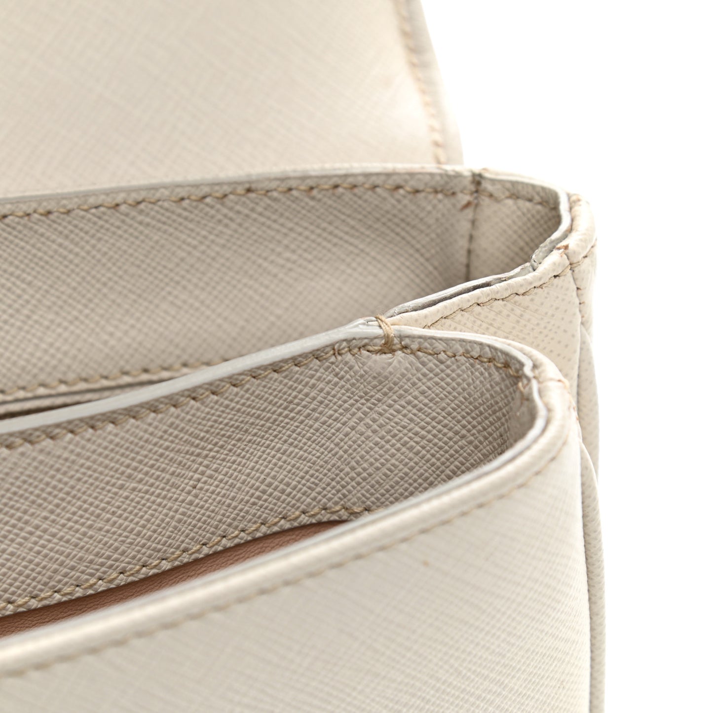 Saffiano Lux Sound Top Handle Pomice