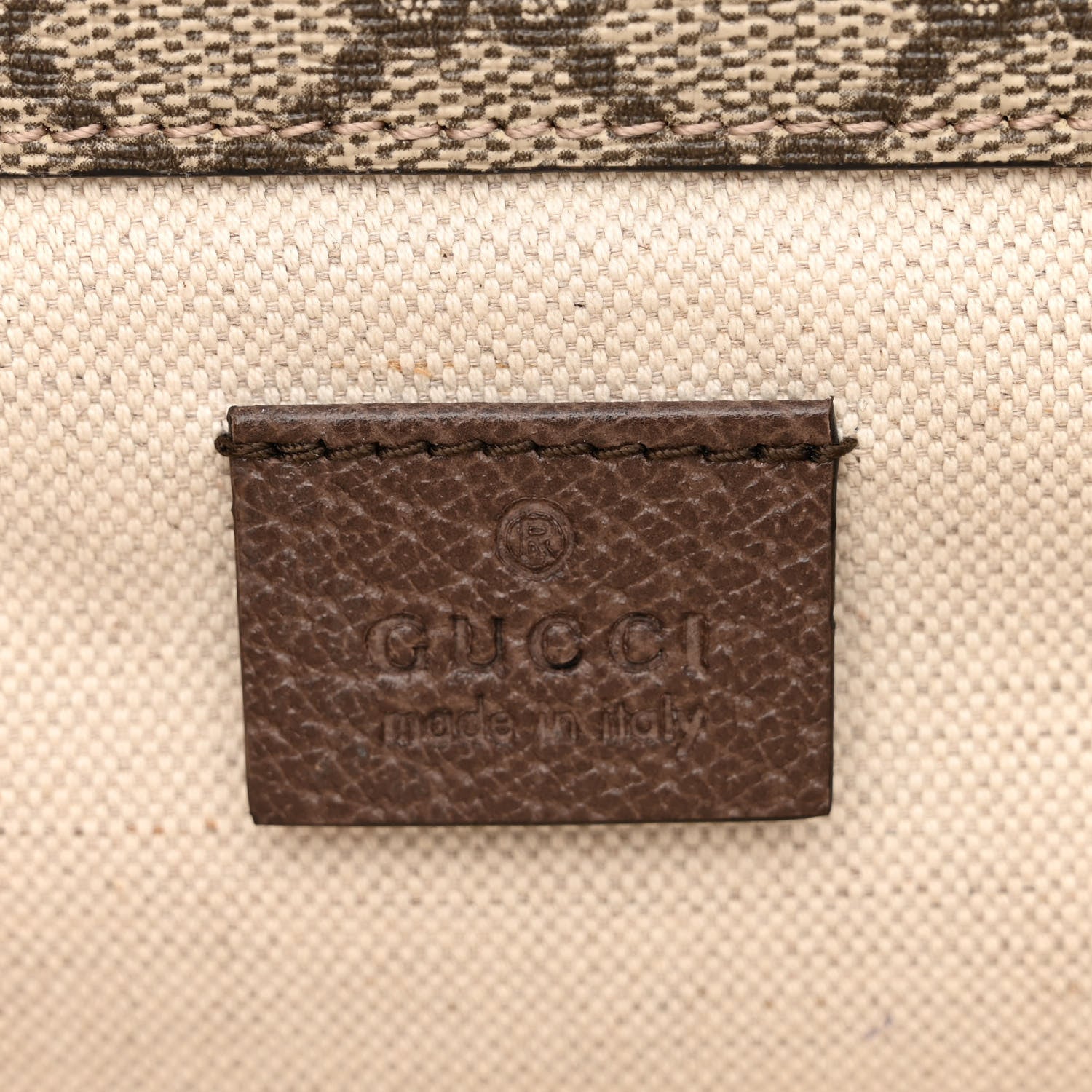 Gucci GG Supreme Monogram Web Small Neo Vintage Double Flap Messenger Bag Beige New Acero 6 of 10