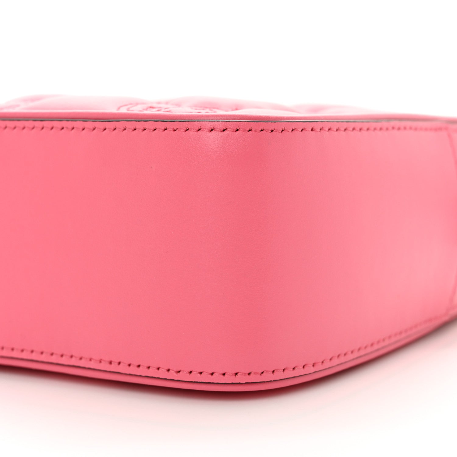 Gucci Calfskin GG Matelasse Small Shoulder Bag Rhodamine Pink Natural 10 of 13