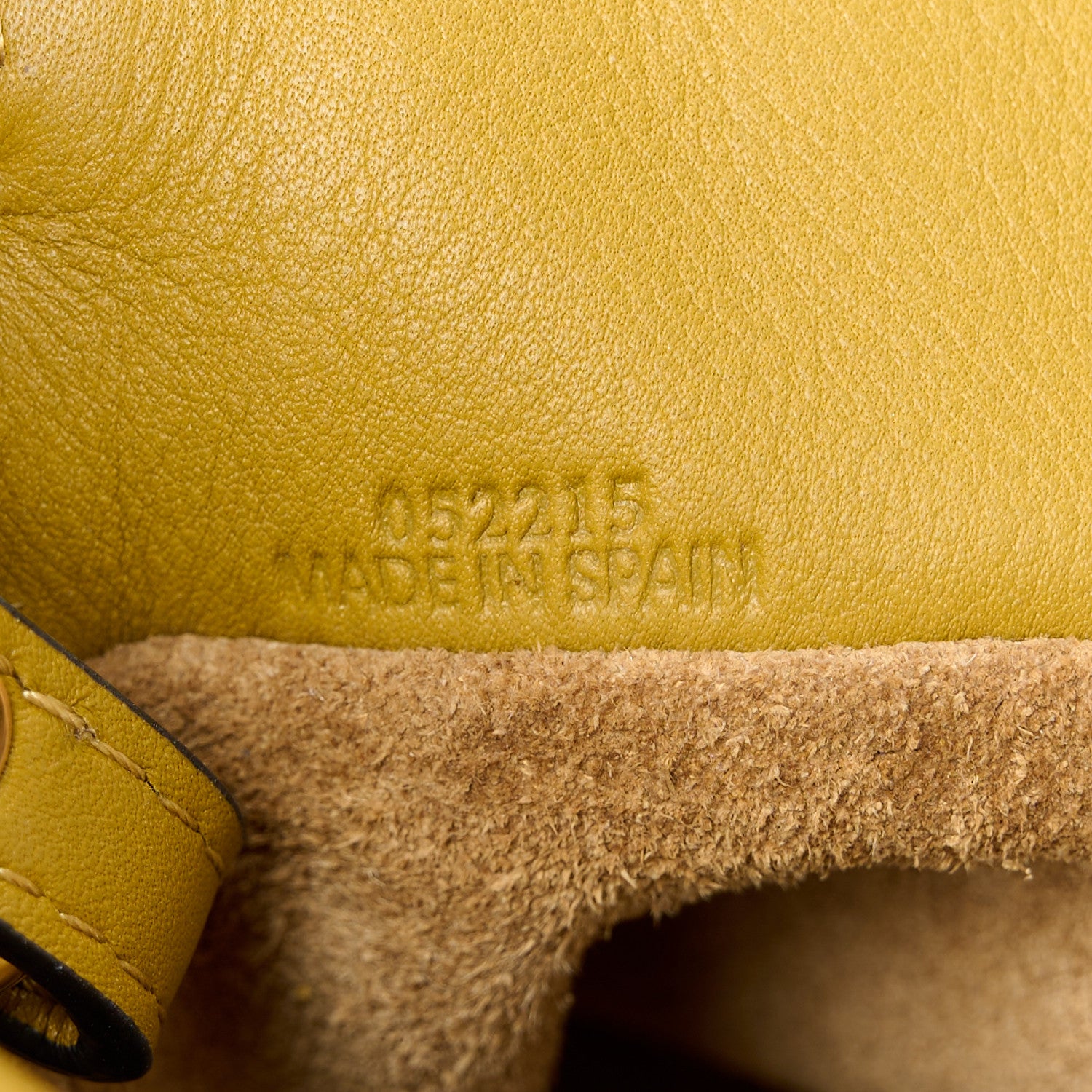 Loewe Calfskin Mini Flamenco Knot Clutch Ochre 7 of 10