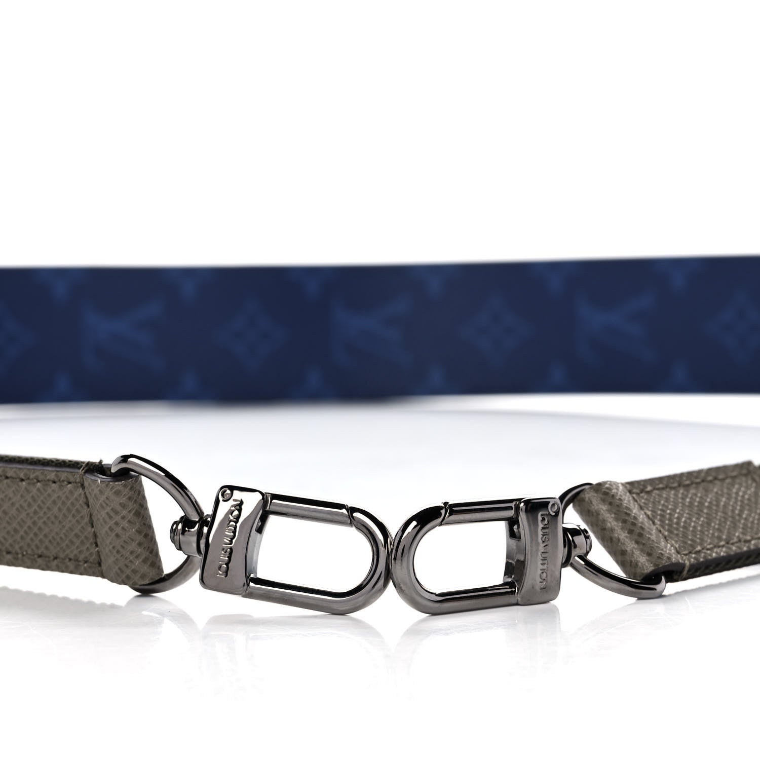 Louis Vuitton Monogram Bandouliere Shoulder Strap Pacific Blue Turquoise 4 of 6
