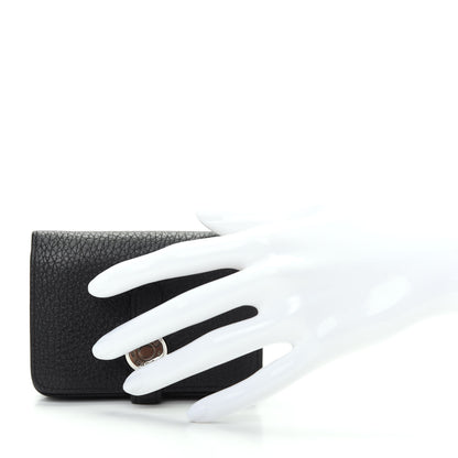 Hermes Togo Dogon Card Case Black 2 of 6