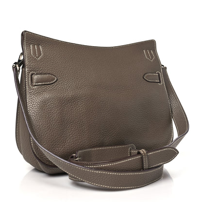 Hermes Taurillon Clemence Jypsiere 28 Etoupe 3 of 11