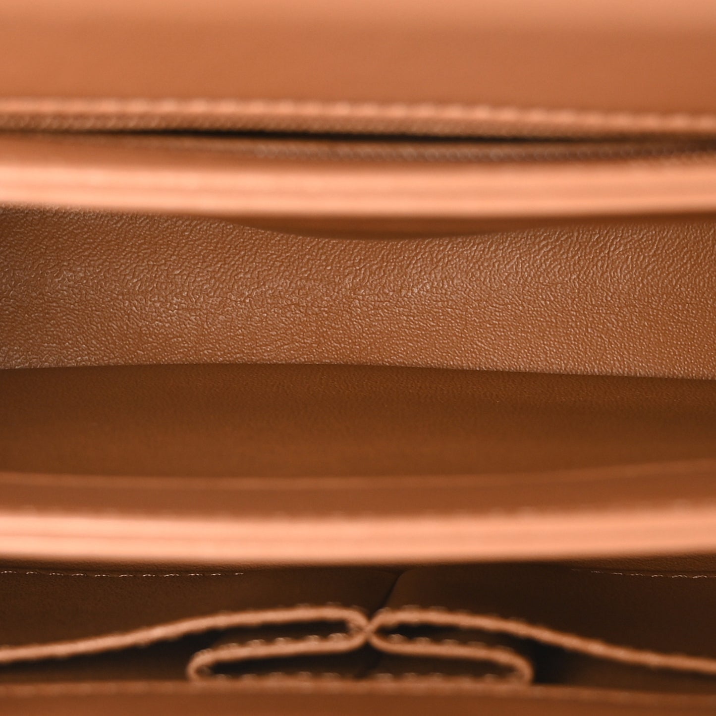 Lambskin Quilted Small Trendy CC Dual Handle Flap Bag Camel