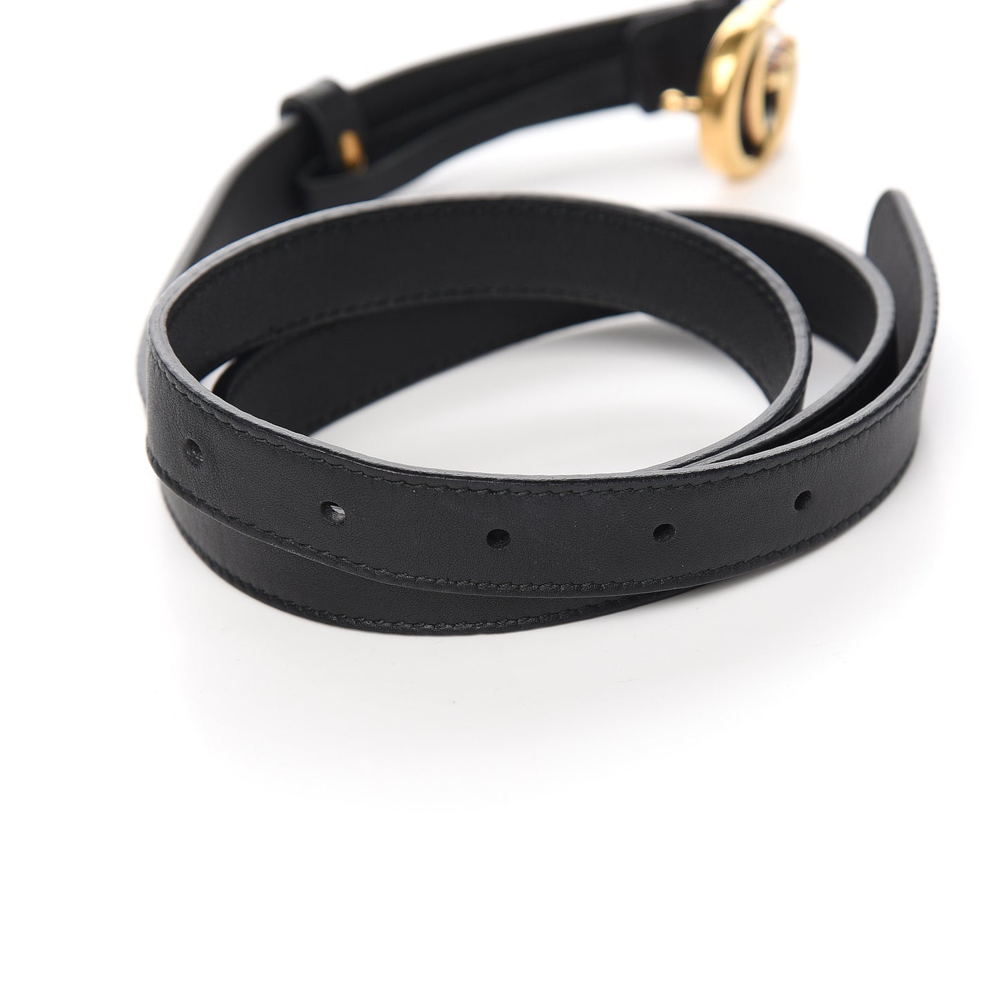 Calfskin Double G 20mm Belt 90 36 Black