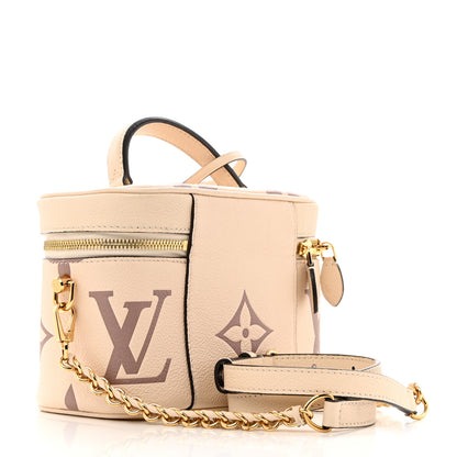 Louis Vuitton Empreinte Monogram Giant Vanity PM Creme Bois de Rose 2 of 9