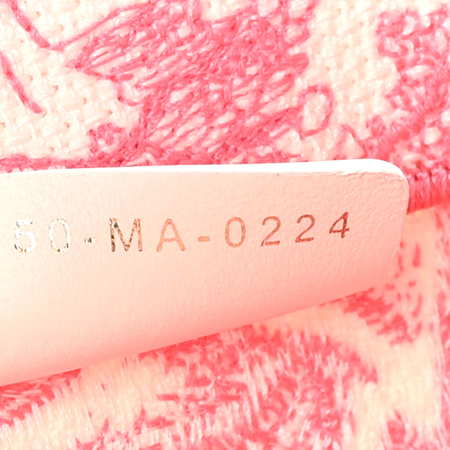 Christian Dior Canvas Embroidered Medium Dioriviera Toile De Jouy Book Tote Peony Pink 7 of 10