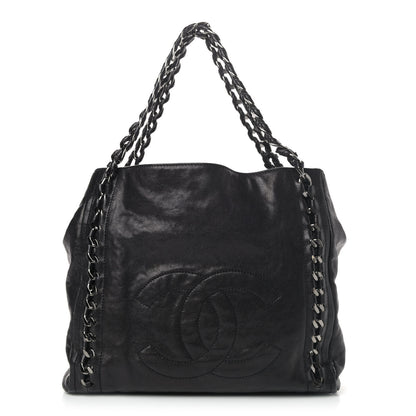 Chanel Glazed Caviar Modern Chain Tote Black 1 of 4