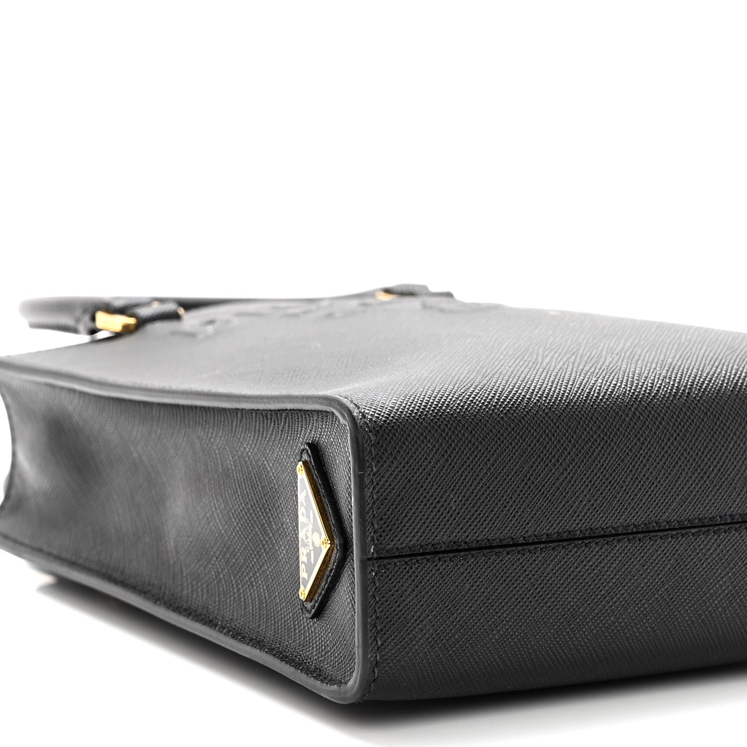 Prada Saffiano Lux Small Shoulder Bag Black 8 of 9