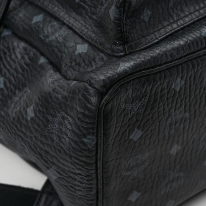 MCM Visetos Large Stark Backpack Black 9 of 11