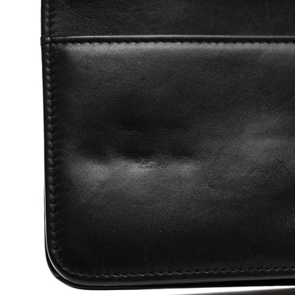 Chanel Calfskin Chain 20s Signe Wallet on Chain WOC Black 12 of 12