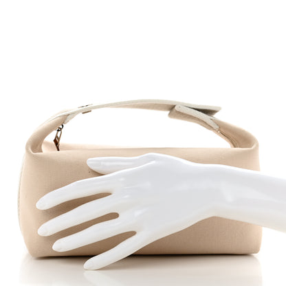 Hermes Canvas Small Bride-A-Brac Pouch Natural 2 of 7
