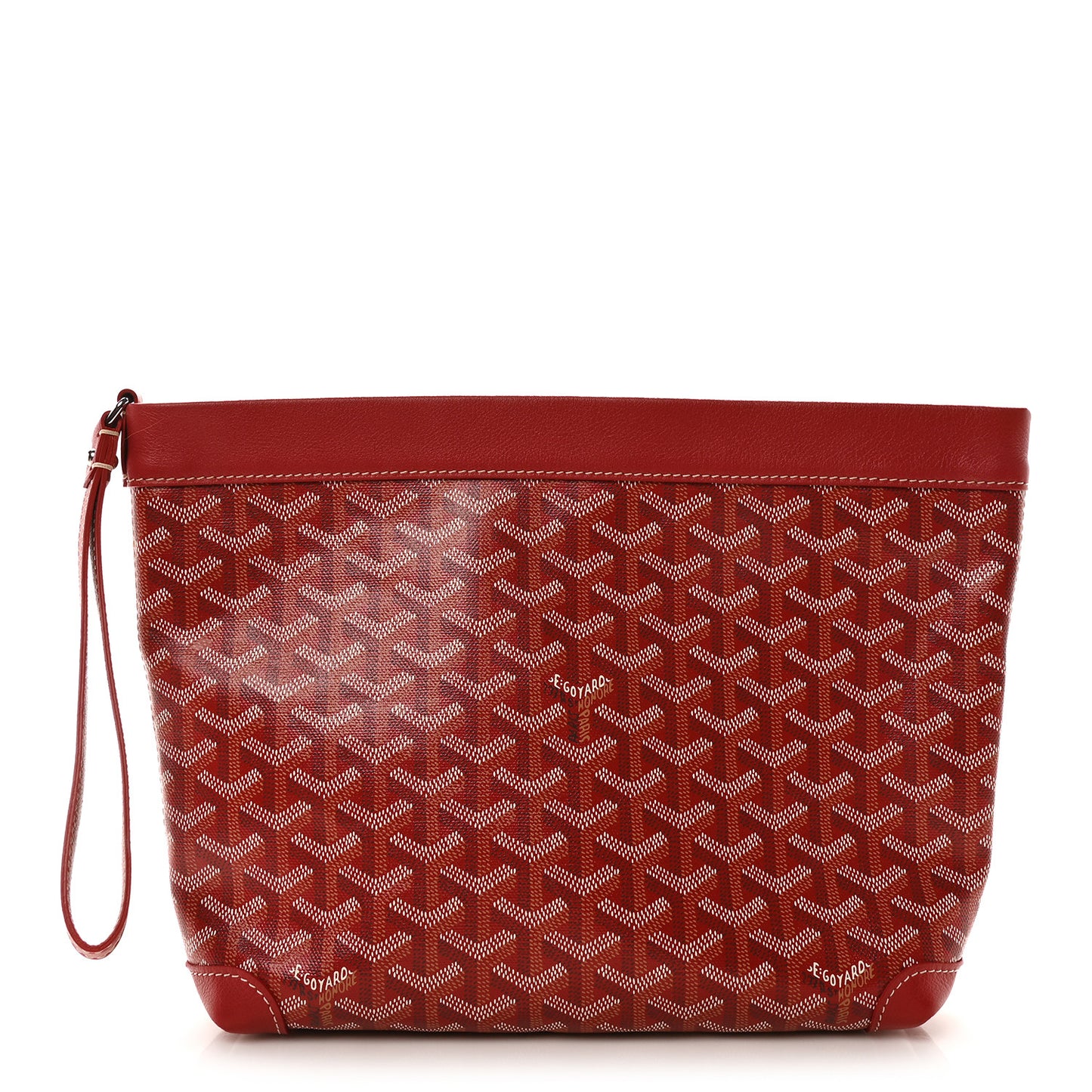 Goyardine Conti Pouch Red