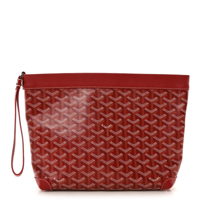 Goyard Goyardine Conti Pouch Red 1 of 10