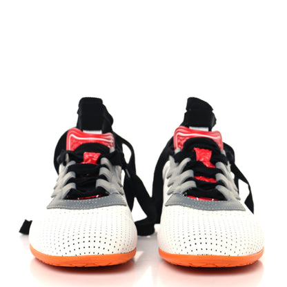 Valentino Garavani Nappa Perforated Womens Chromathon Sneakers 35 White Grey Red 3 of 8