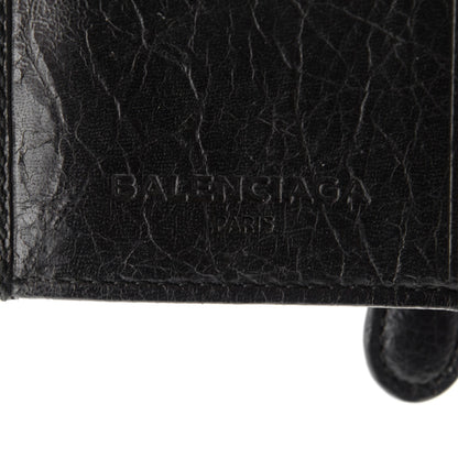 Balenciaga Agneau Giant Gold Card Case Black 6 of 7