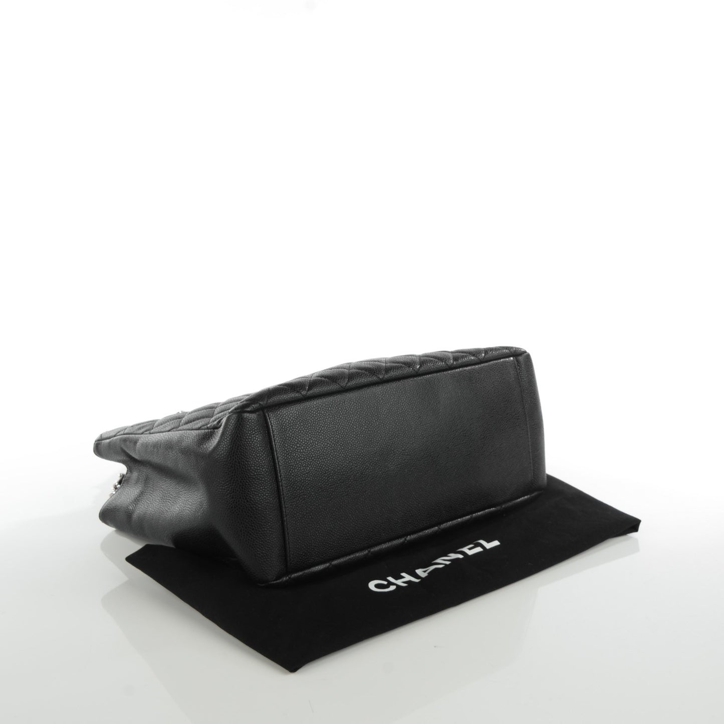 Caviar Quilted Grand Shopping Tote GST Black