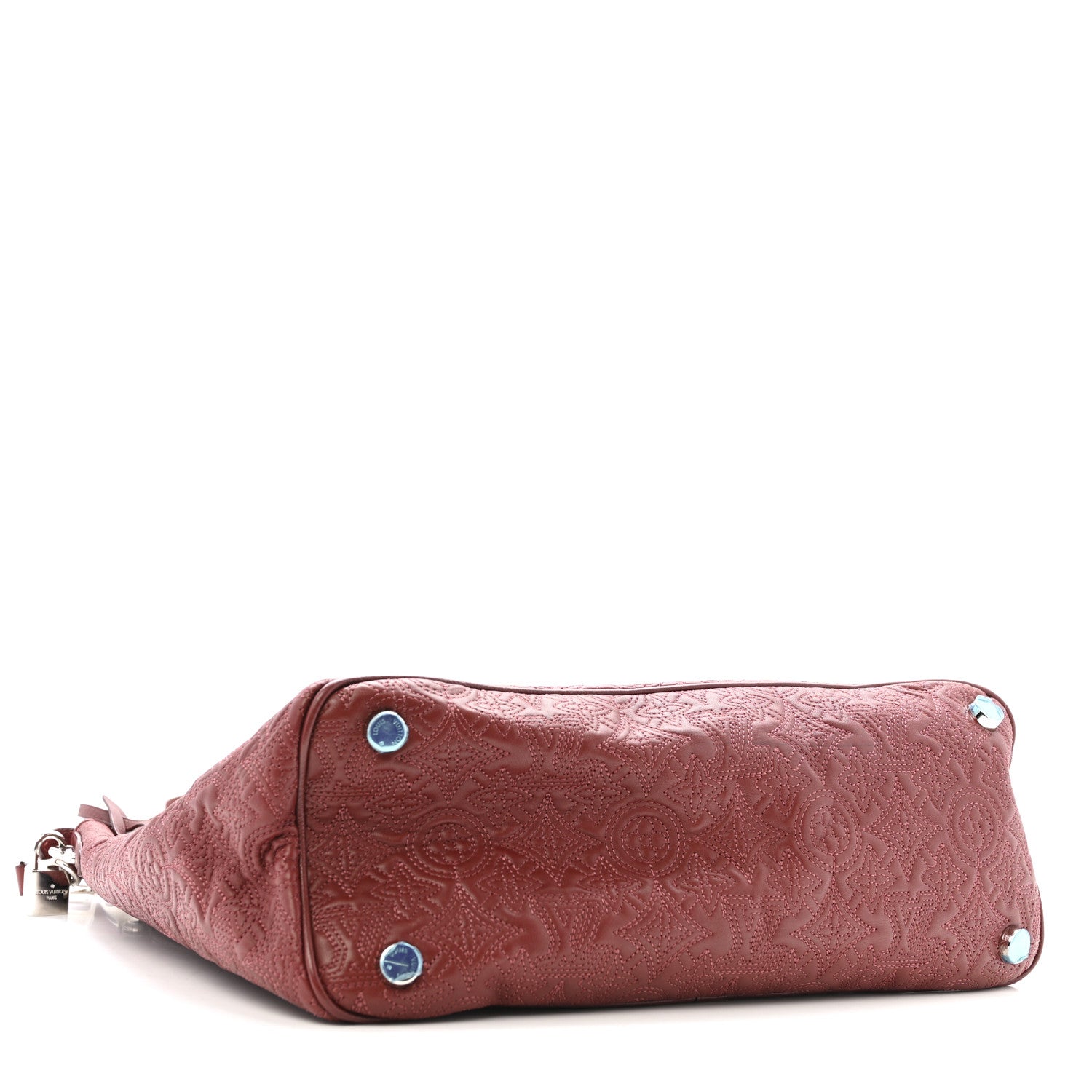 Louis Vuitton Monogram Lambskin Antheia Ixia MM Fuchsia 4 of 13