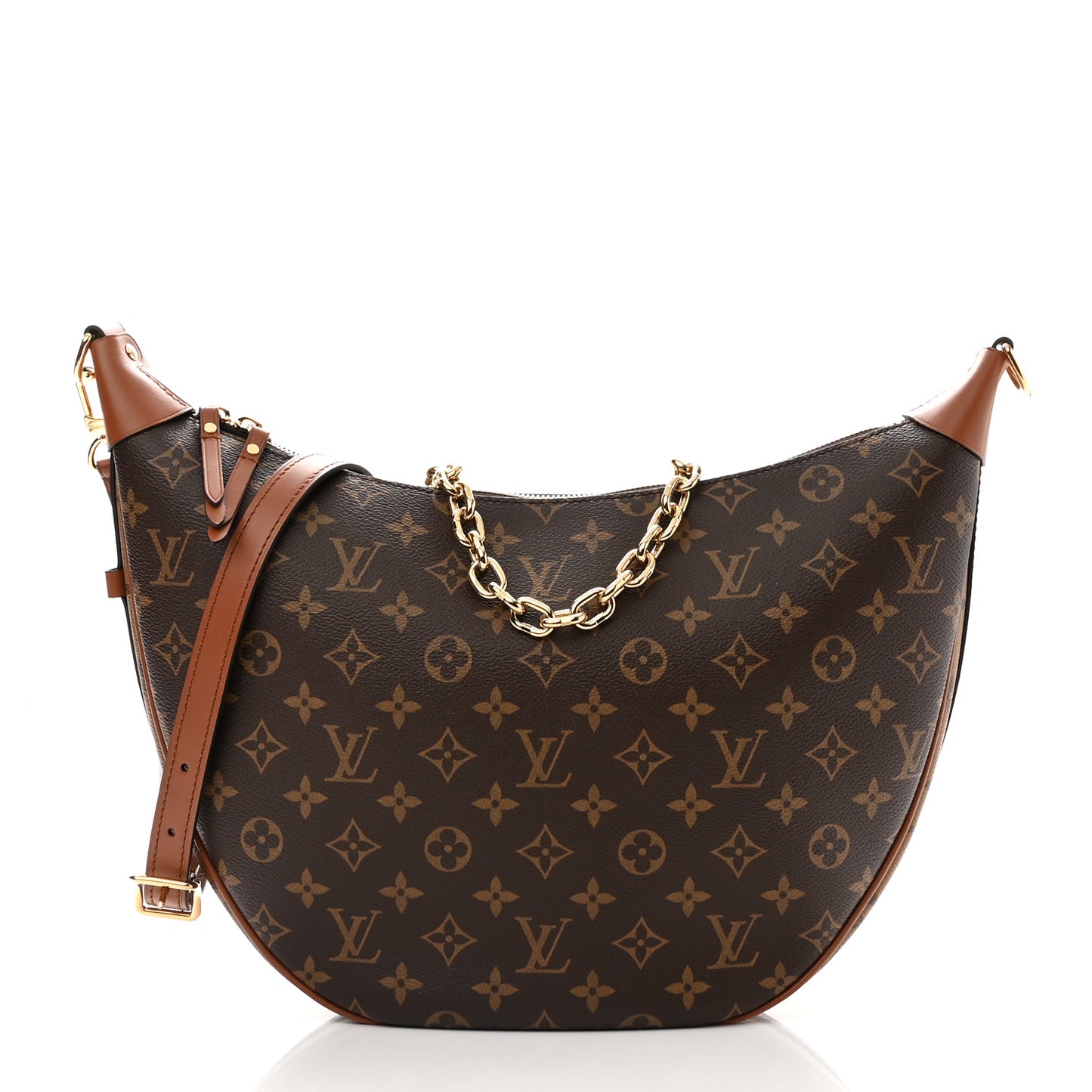 Reverse Monogram Loop Hobo