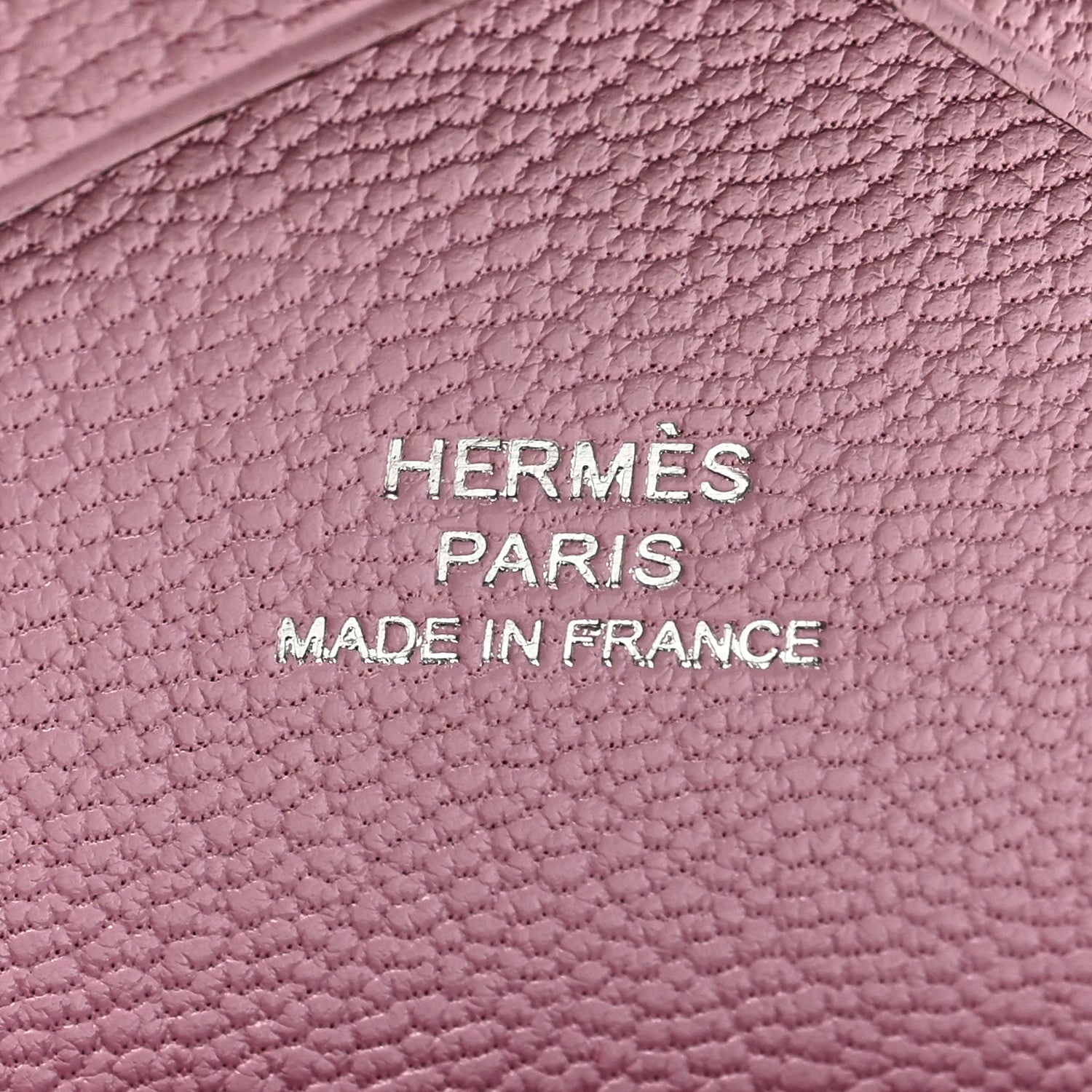 Hermes Chevre Mysore Calvi Duo Card Case Mauve Sylvestre 6 of 6