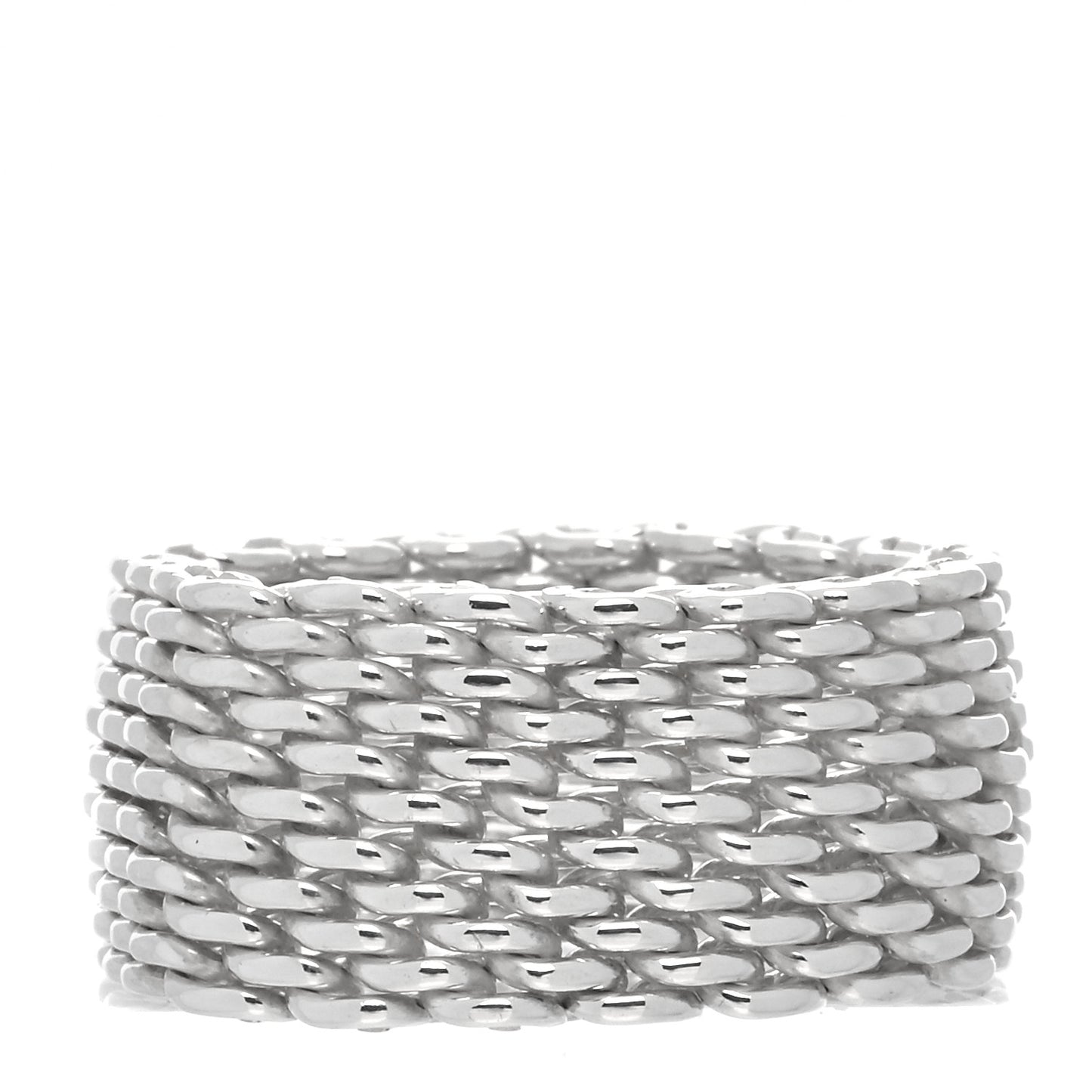Sterling Silver Somerset Mesh Ring 54 7