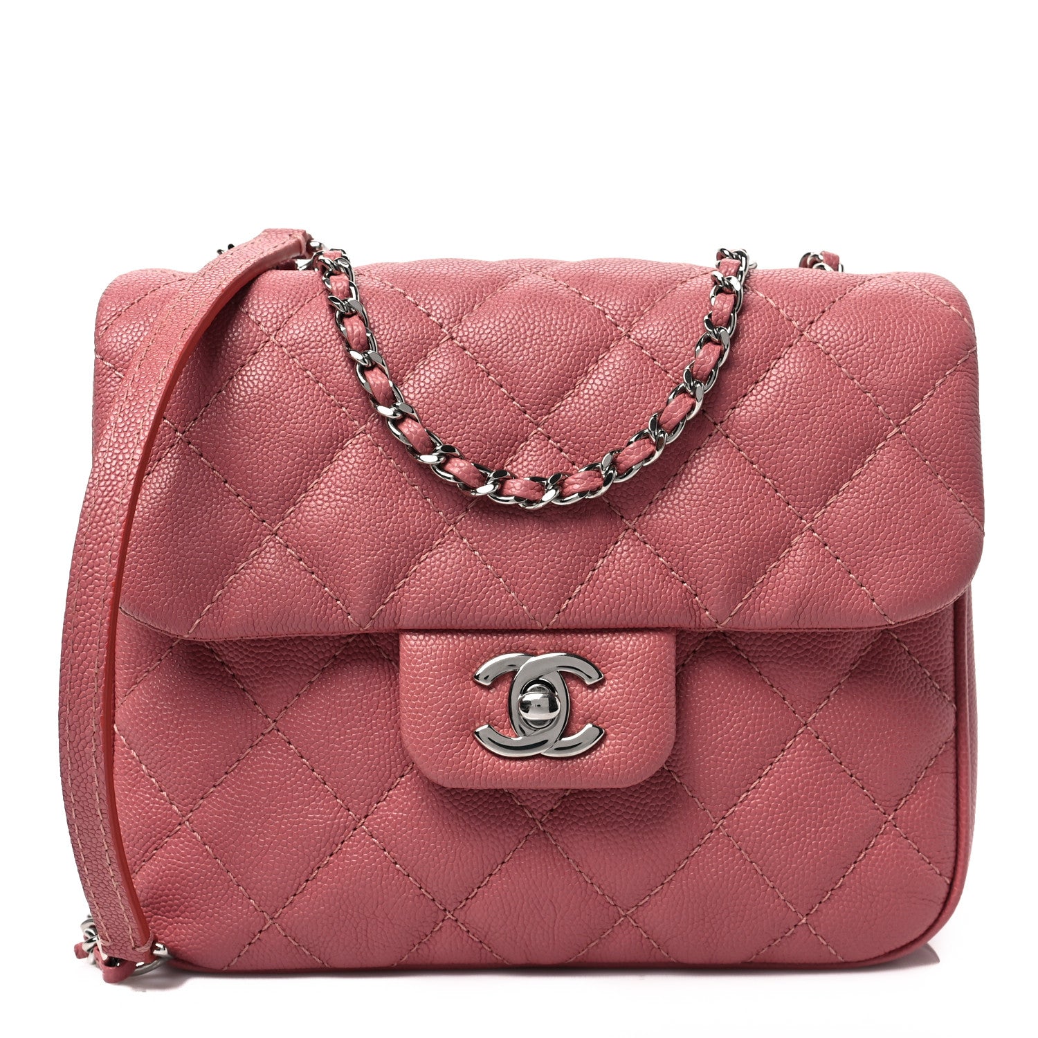 Chanel Caviar Quilted Small Urban Companion Flap Pink 1 of 8