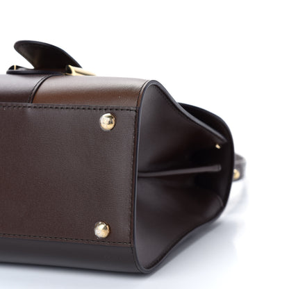 Delvaux Box Calfskin Tri-Color Brillant Mini Satchel Brown 9 of 9