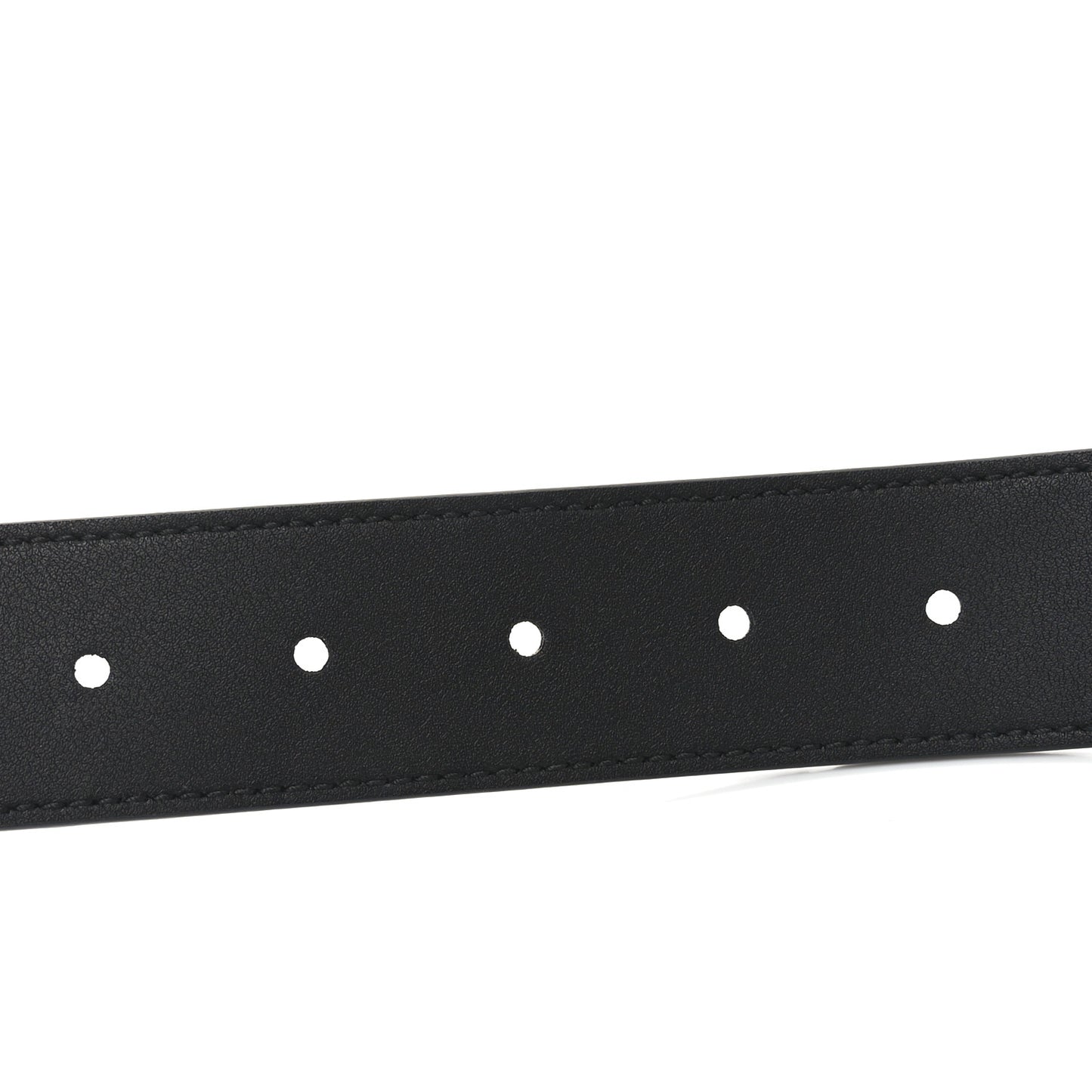 Piuma Calfskin Jumbo GG Embossed 35mm Belt 115 46 Black