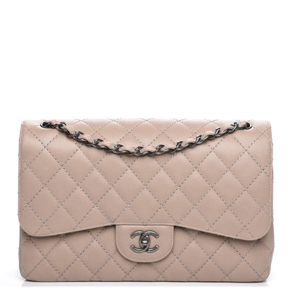 Chanel Caviar Quilted Jumbo Double Flap Dark Beige 1 of 8