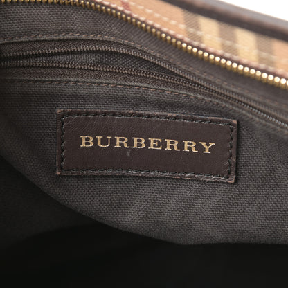 Burberry Haymarket Check Medium Regent Tote Chocolate 6 of 21