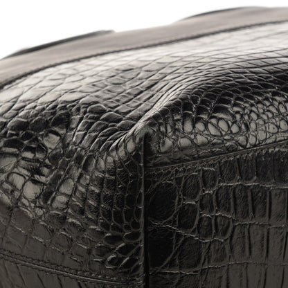 Givenchy Calfskin Crocodile Embossed Medium Nightingale Black 8 of 8