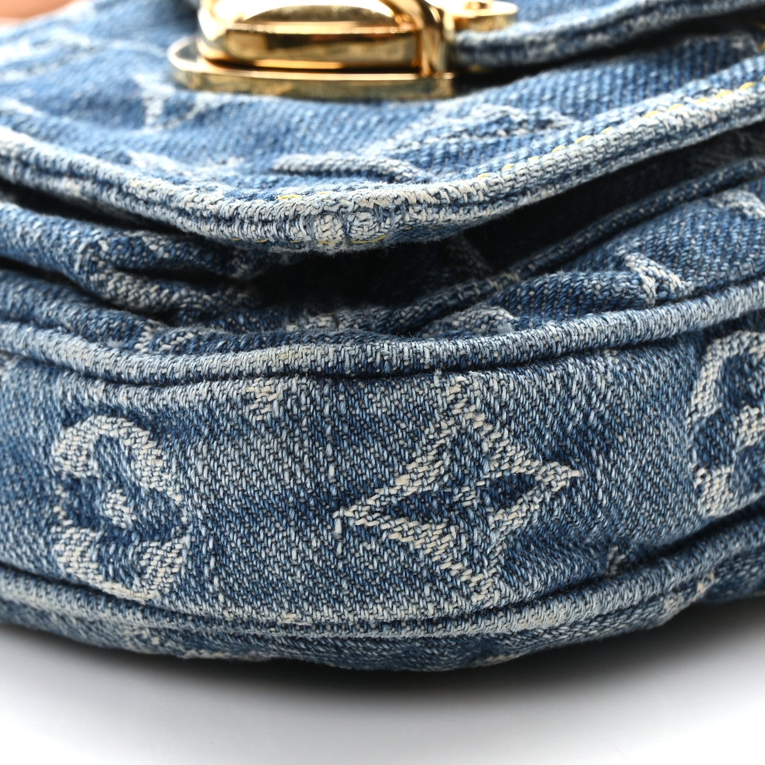 Louis Vuitton Denim Fairfax Pochette Blue 9 of 10