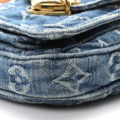 Louis Vuitton Denim Fairfax Pochette Blue 9 of 10