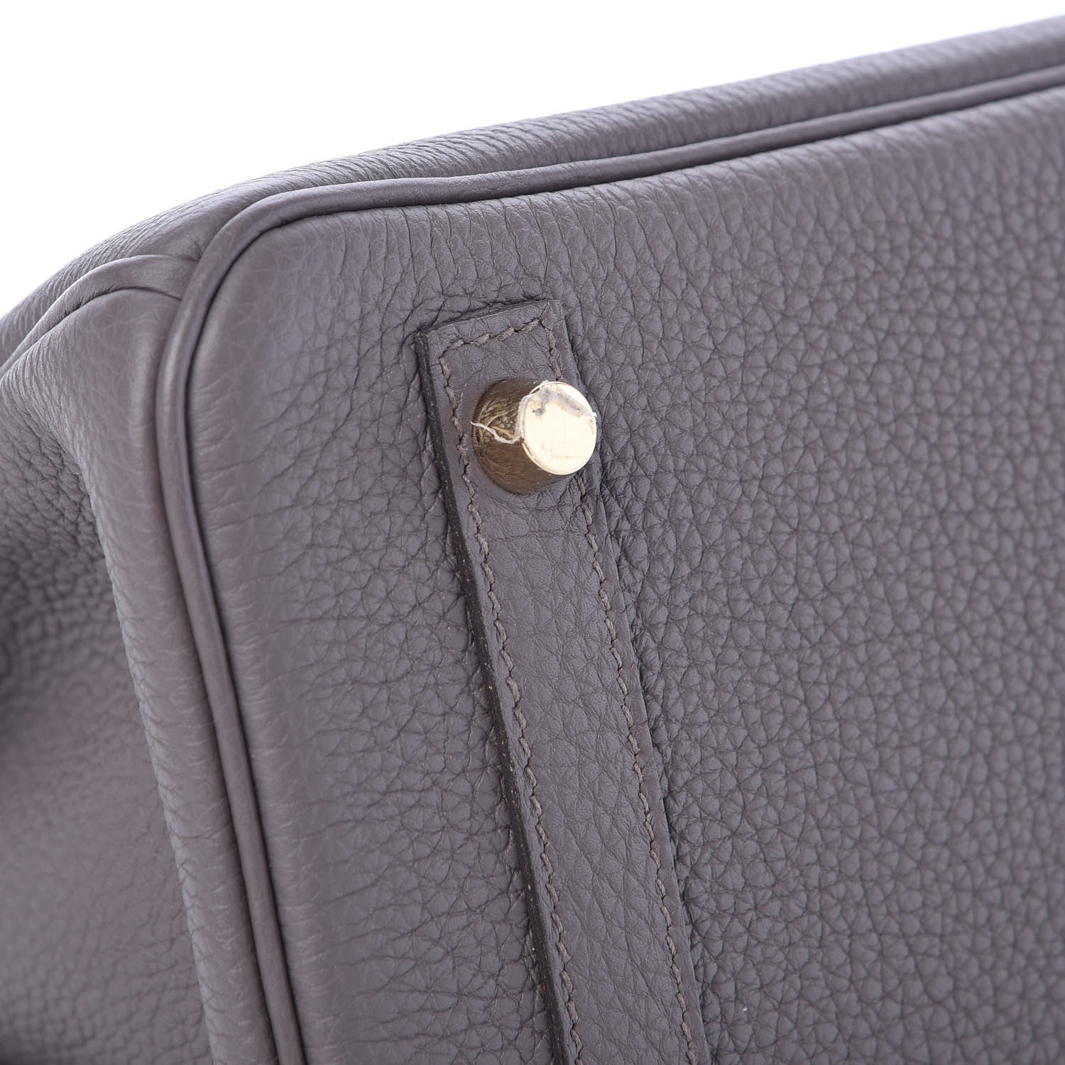 Hermes Togo Birkin 30 Etain 38 of 39