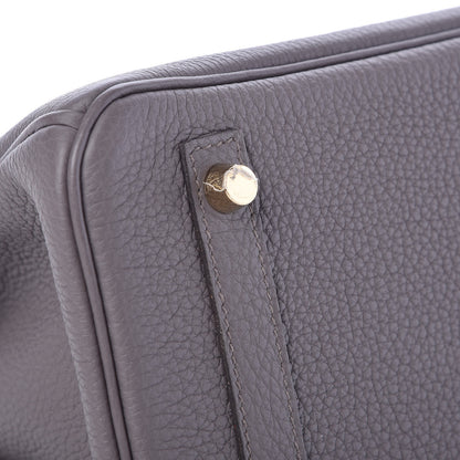 Hermes Togo Birkin 30 Etain 38 of 39